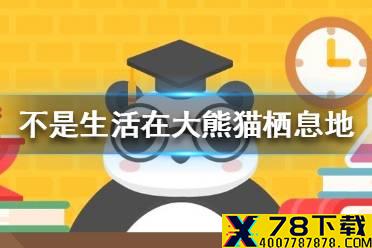 以下哪种不是生活在大熊猫栖息地的物种呢 森林驿站今日答案