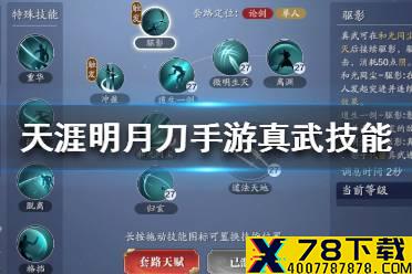 《天涯明月刀手游》真武技能介绍 真武技能怎么样