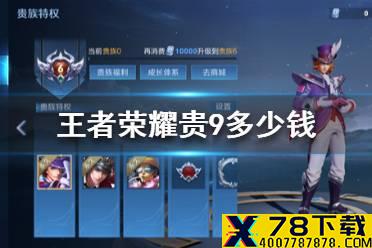 《王者荣耀》贵9多少钱 王者荣耀V9价格介绍