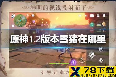 《原神手游》1.2版本雪猪在哪里 1.2版本雪猪位置介绍