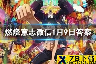 每日任务中，最重要奖励是什么 航海王燃烧意志微信1月9日答案