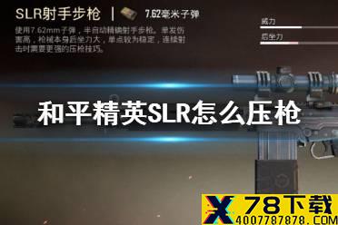 《和平精英》SLR怎么压枪 SLR射手步枪压枪攻略