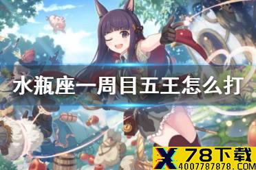 《公主连结》水瓶座一周目五王怎么打 A5狼T环奈300w手动轴