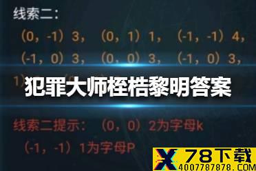 《犯罪大师》桎梏黎明答案 桎梏黎明答案是什么