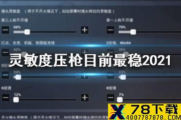 《和平精英》灵敏度压枪目前最稳2021 2021最稳灵敏度怎么调