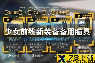 《少女前线》备用瞄具怎么样 新装备备用瞄具介绍