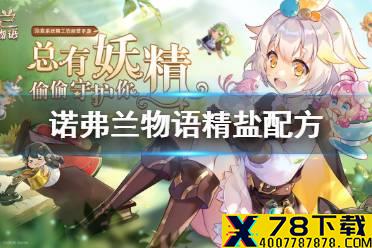 《诺弗兰物语》精盐如何制作 精盐制作配方
