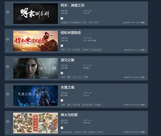 国产单机游戏迎来新春？多款精彩作品即将推出