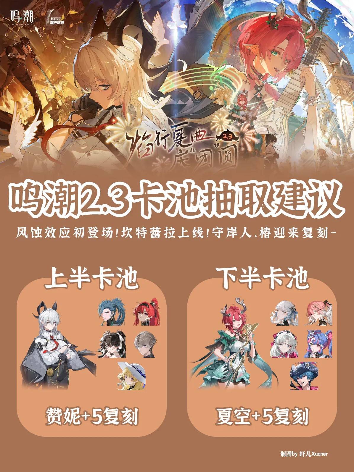 《鸣潮》3.0版本抽卡推荐：哪些角色最值得获得？