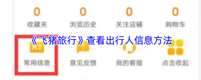《飞猪旅行》出行人信息查询技巧分享