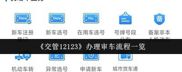 《交管12123》审车流程全解析，快速办理指南
