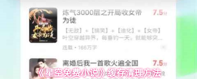 《星空免费小说》优化缓存清理技巧指南