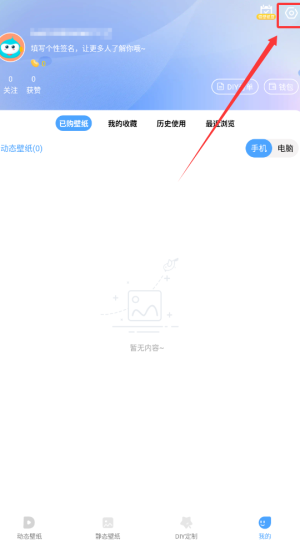 小鸟壁纸设置界面